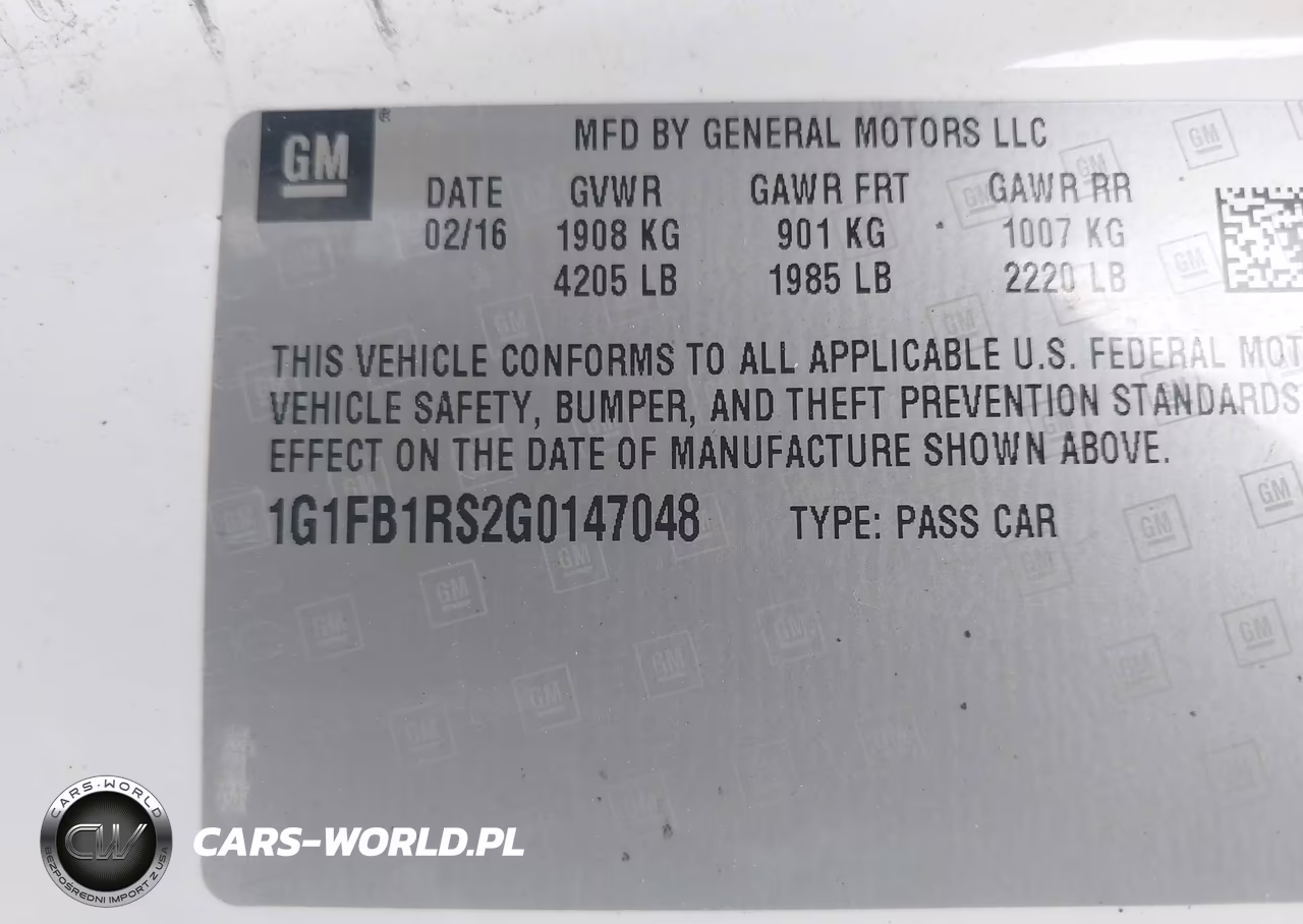 2016 Chevrolet Camaro 1Lt VIN:1G1FB1RS2G0147048 - 9