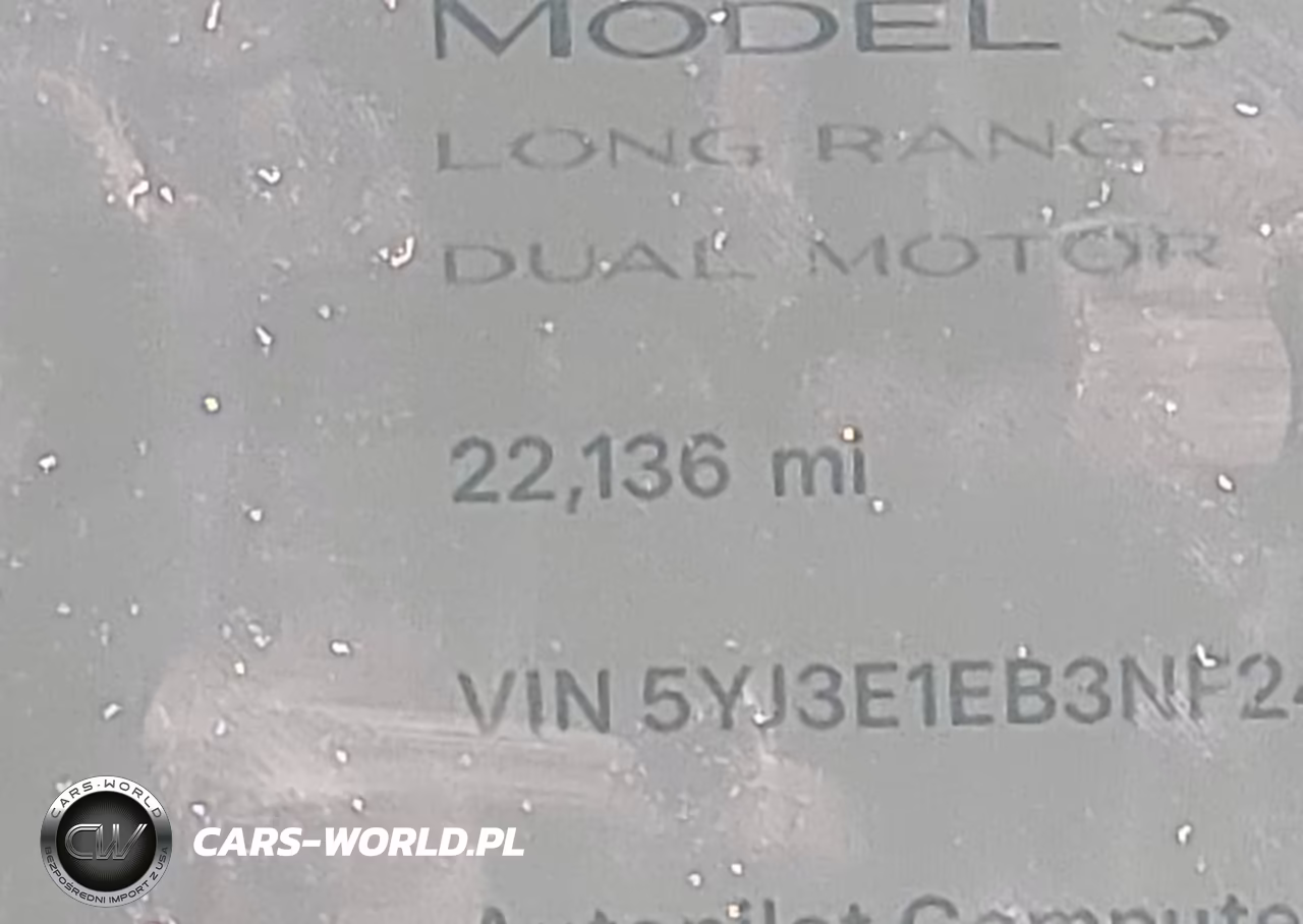 2022 Tesla Model 3 Long Range Dual Motor All-Wheel Drive VIN:5YJ3E1EB3NF247911 - 15