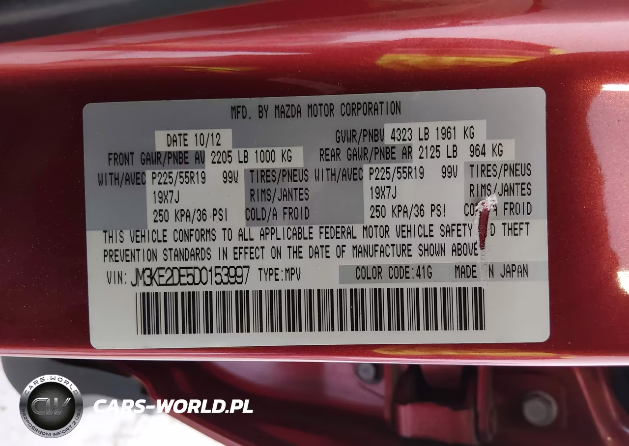 2013 Mazda Cx-5 Grand Touring VIN:JM3KE2DE5D0153997 - 9
