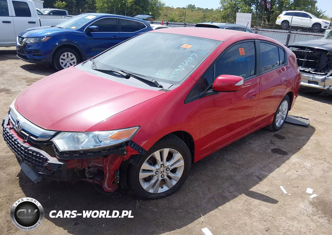 2012 Honda Insight Ex VIN:JHMZE2H77CS004849 - 2
