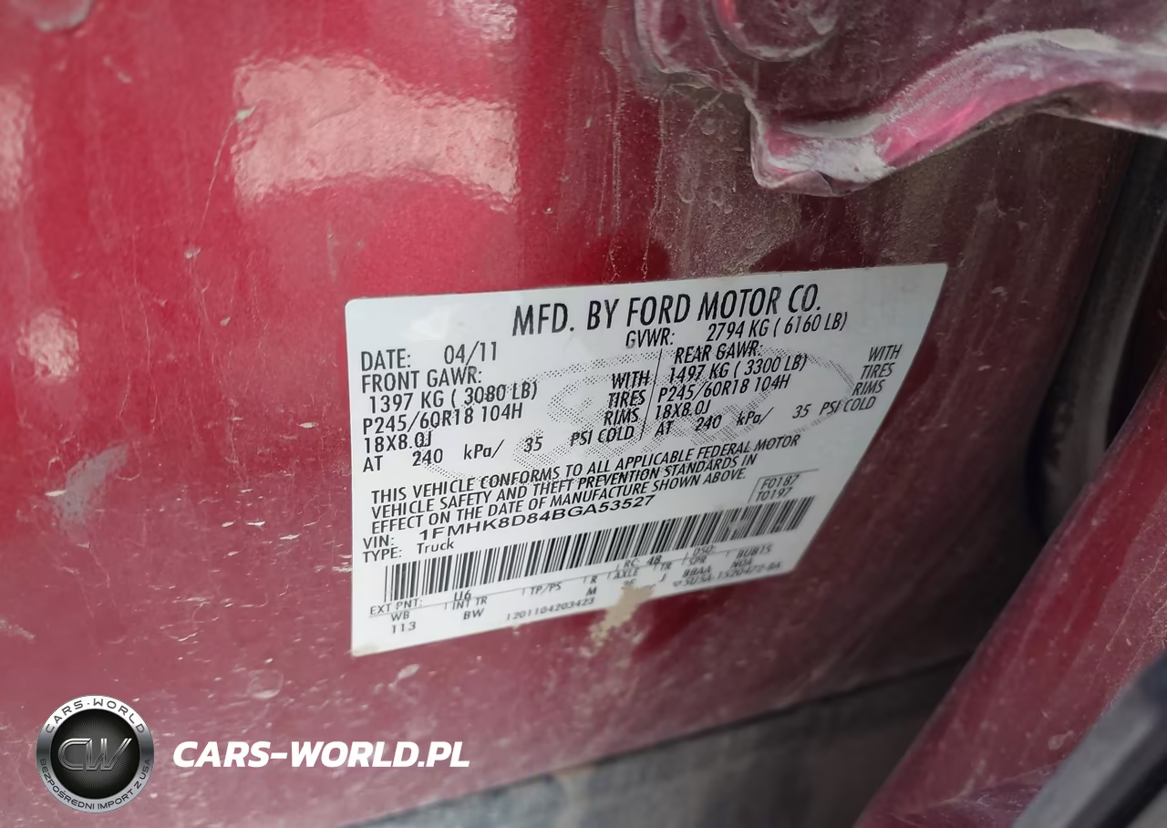 2011 Ford Explorer Xlt VIN:1FMHK8D84BGA53527 - 9