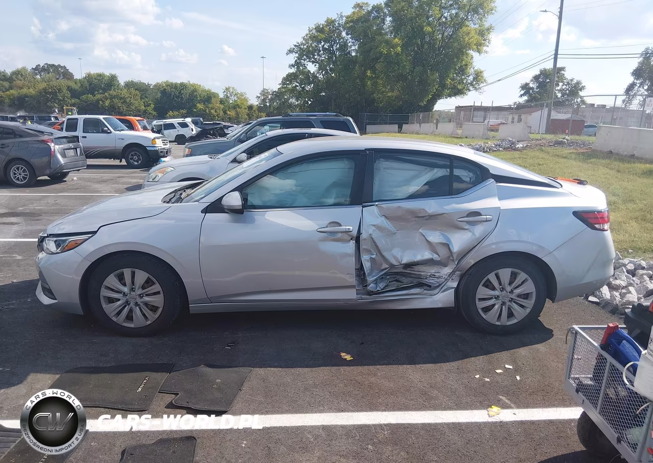 2021 Nissan Sentra S Xtronic Cvt VIN:3N1AB8BV4MY270806 - 14