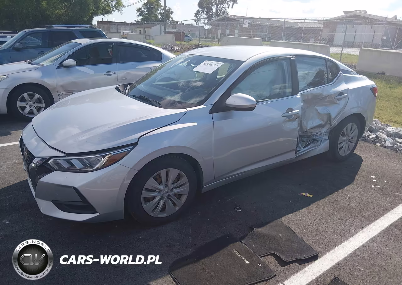 2021 Nissan Sentra S Xtronic Cvt VIN:3N1AB8BV4MY270806 - 2