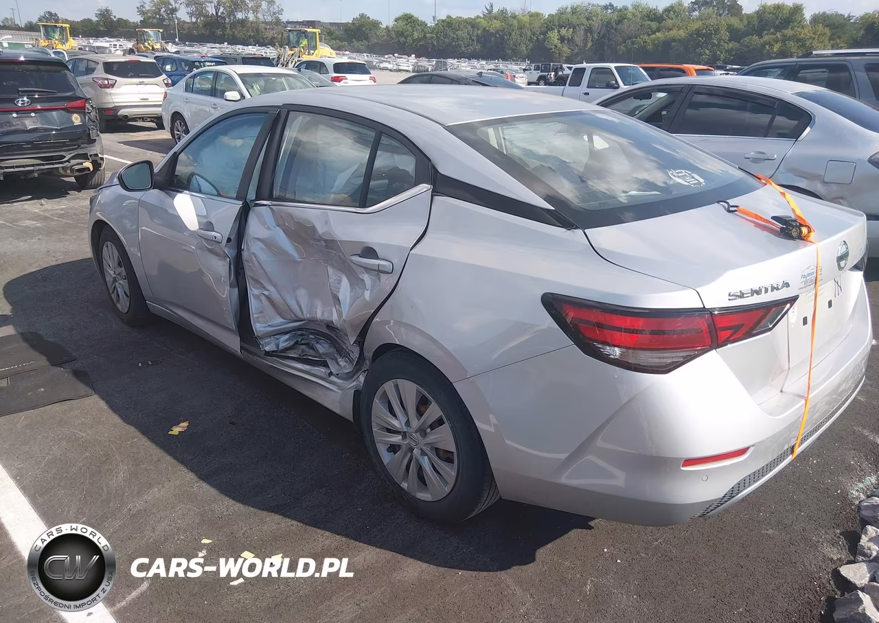 2021 Nissan Sentra S Xtronic Cvt VIN:3N1AB8BV4MY270806 - 3