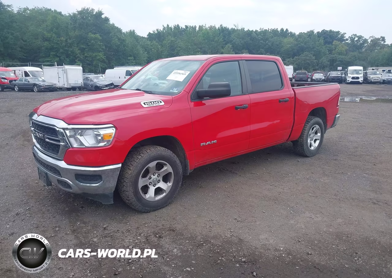 2019 Ram 1500 Tradesman 4X4 5'7 Box VIN:1C6SRFGT7KN814614 - 2