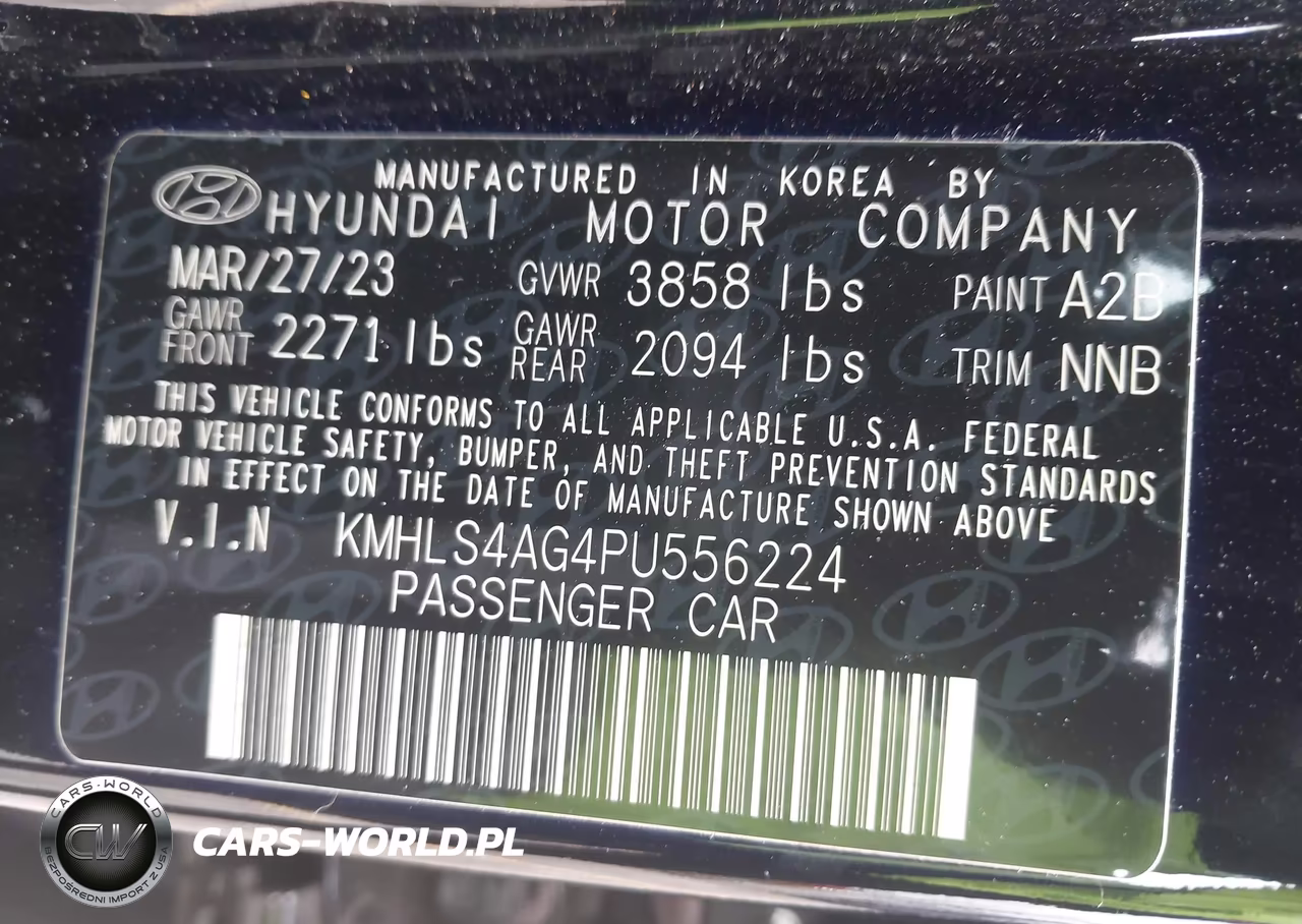 2023 Hyundai Elantra Sel VIN:KMHLS4AG4PU556224 - 9