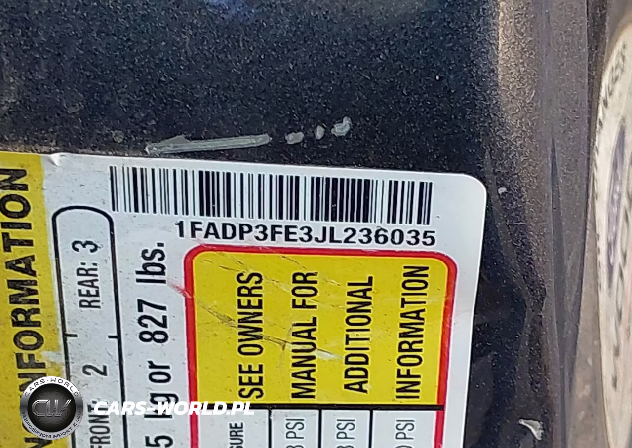 2018 Ford Focus Se VIN:1FADP3FE3JL236035 - 9
