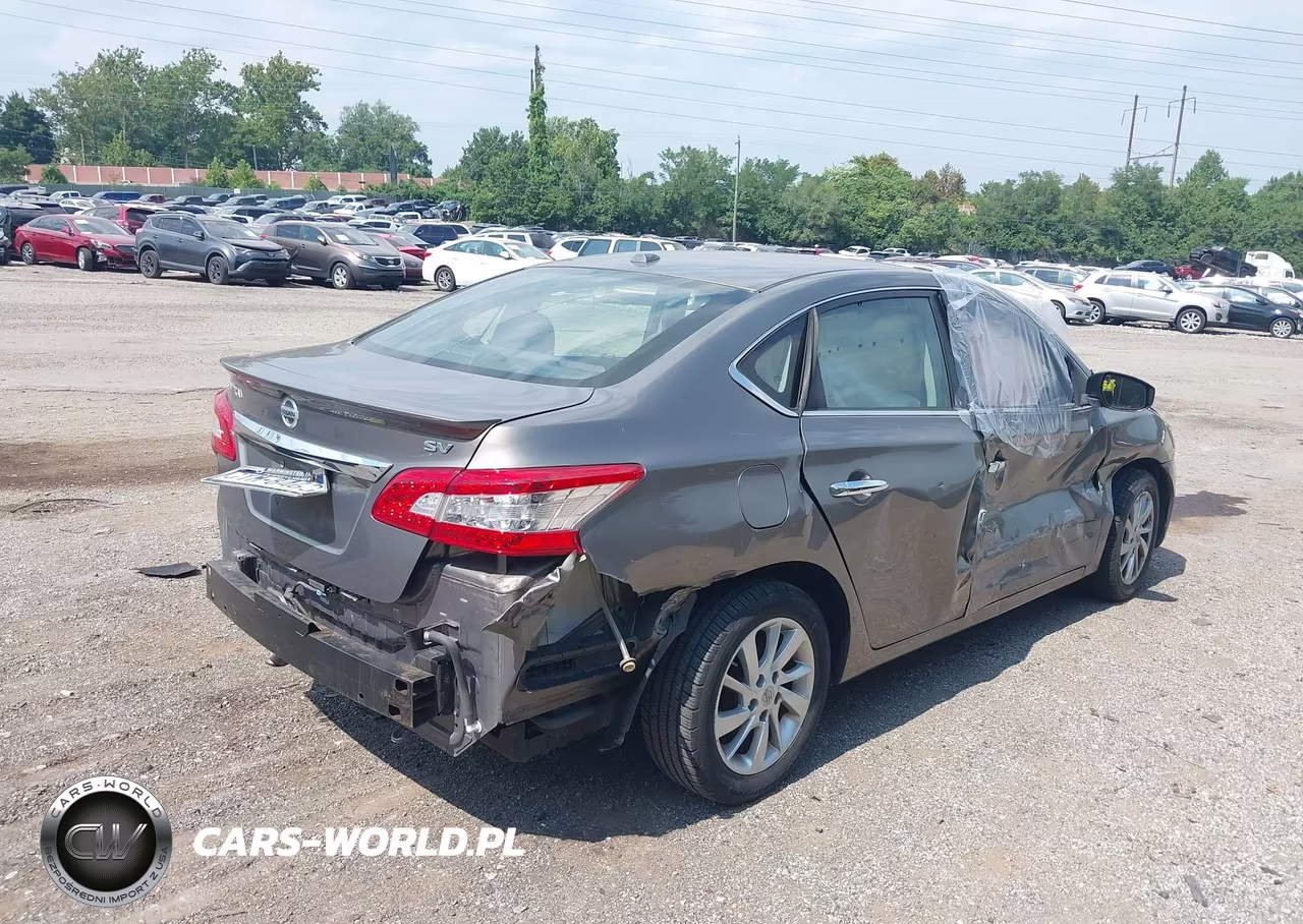 2015 Nissan Sentra Sv VIN:3N1AB7AP3FY313726 - 4