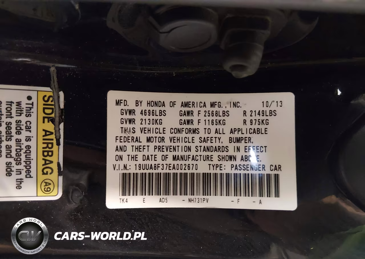 2014 Acura Tl 3.5 Special Edition VIN:19UUA8F37EA002670 - 9