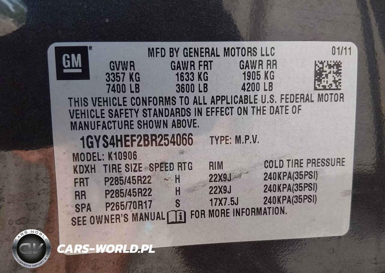 2011 Cadillac Escalade Esv Luxury VIN:1GYS4HEF2BR254066 - 9