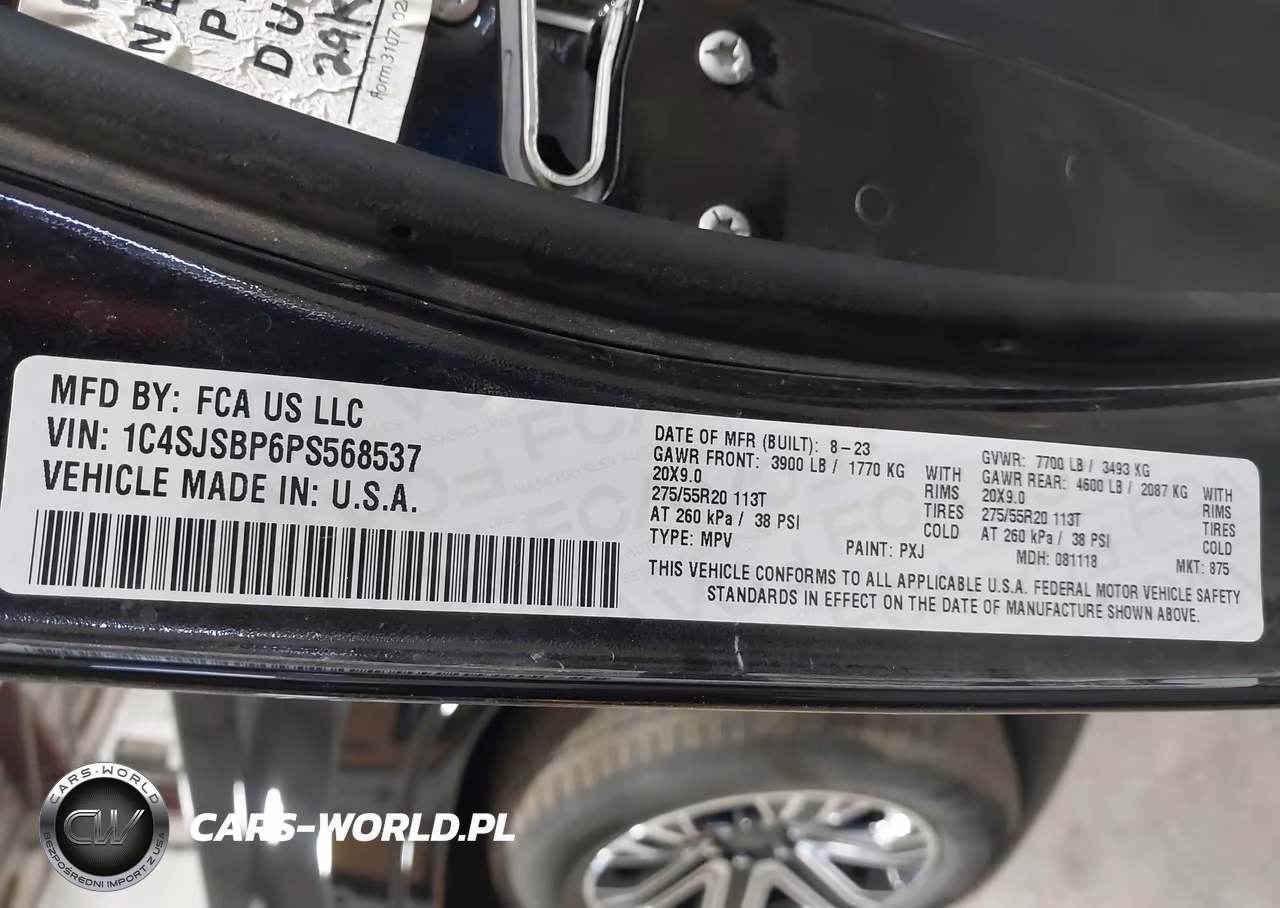 2023 Jeep Wagoneer L Series Ii 4X4 VIN:1C4SJSBP6PS568537 - 9