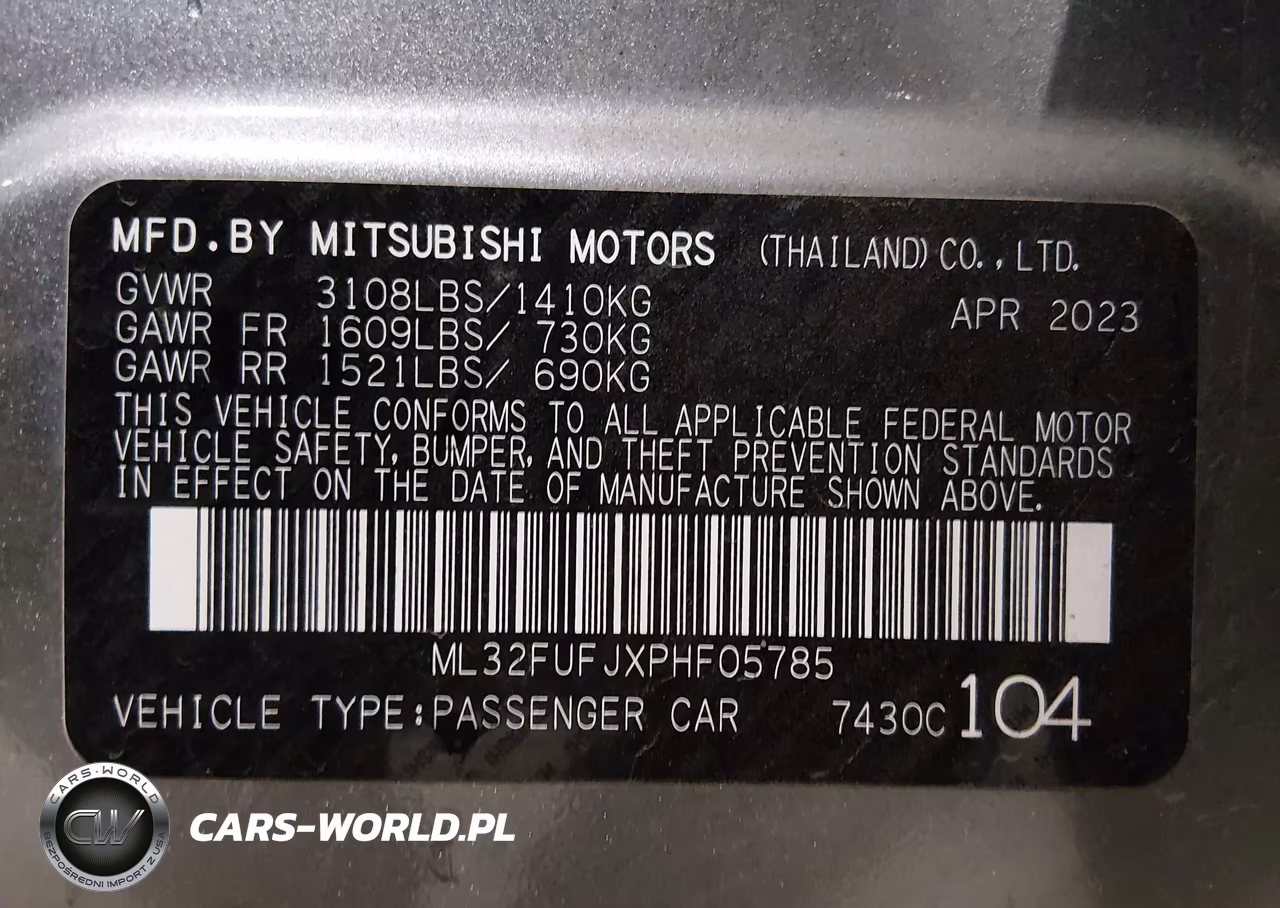 2023 Mitsubishi Mirage G4 Black Edition-Es-Le VIN:ML32FUFJXPHF05785 - 9