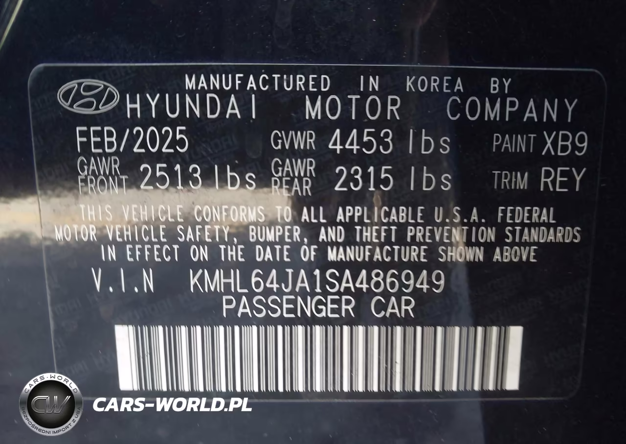 2025 Hyundai Sonata Sel VIN:KMHL64JA1SA486949 - 9