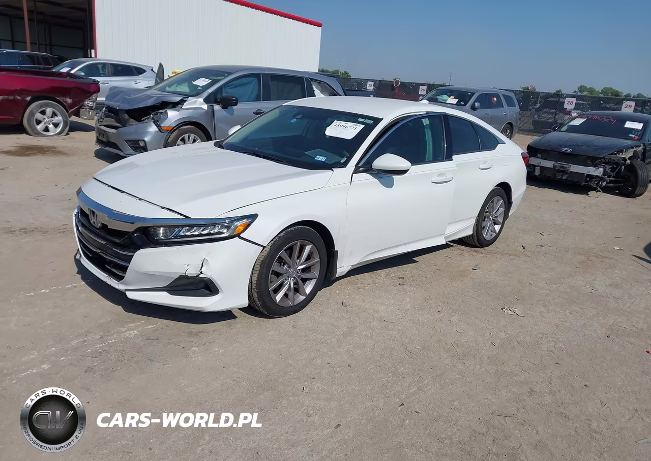 2021 Honda Accord Lx VIN:1HGCV1F1XMA004904 - 2