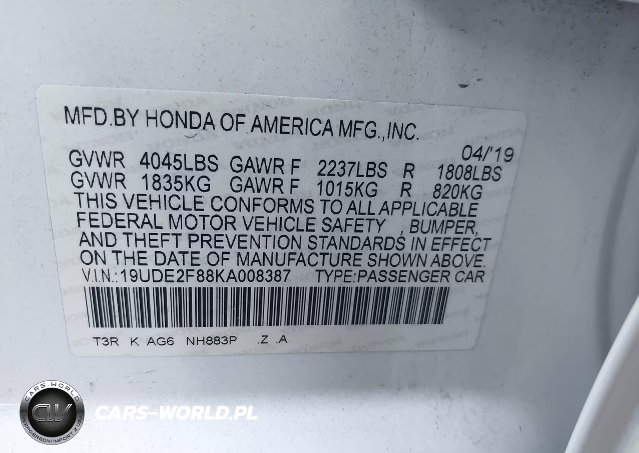 2019 Acura Ilx Premium A-Spec Packages-Technology A-Spec Packages VIN:19UDE2F88KA008387 - 9