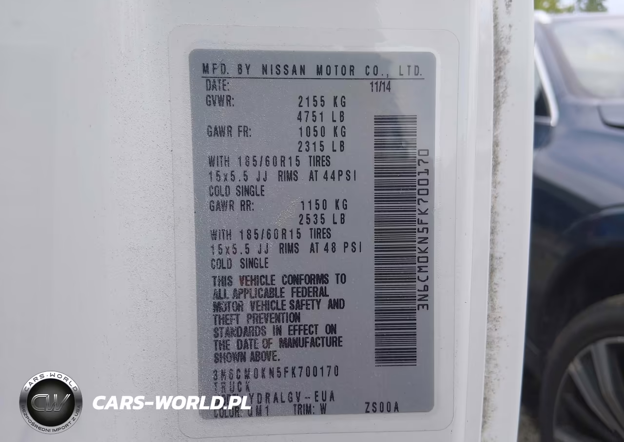 2015 Nissan Nv200 Sv VIN:3N6CM0KN5FK700170 - 9