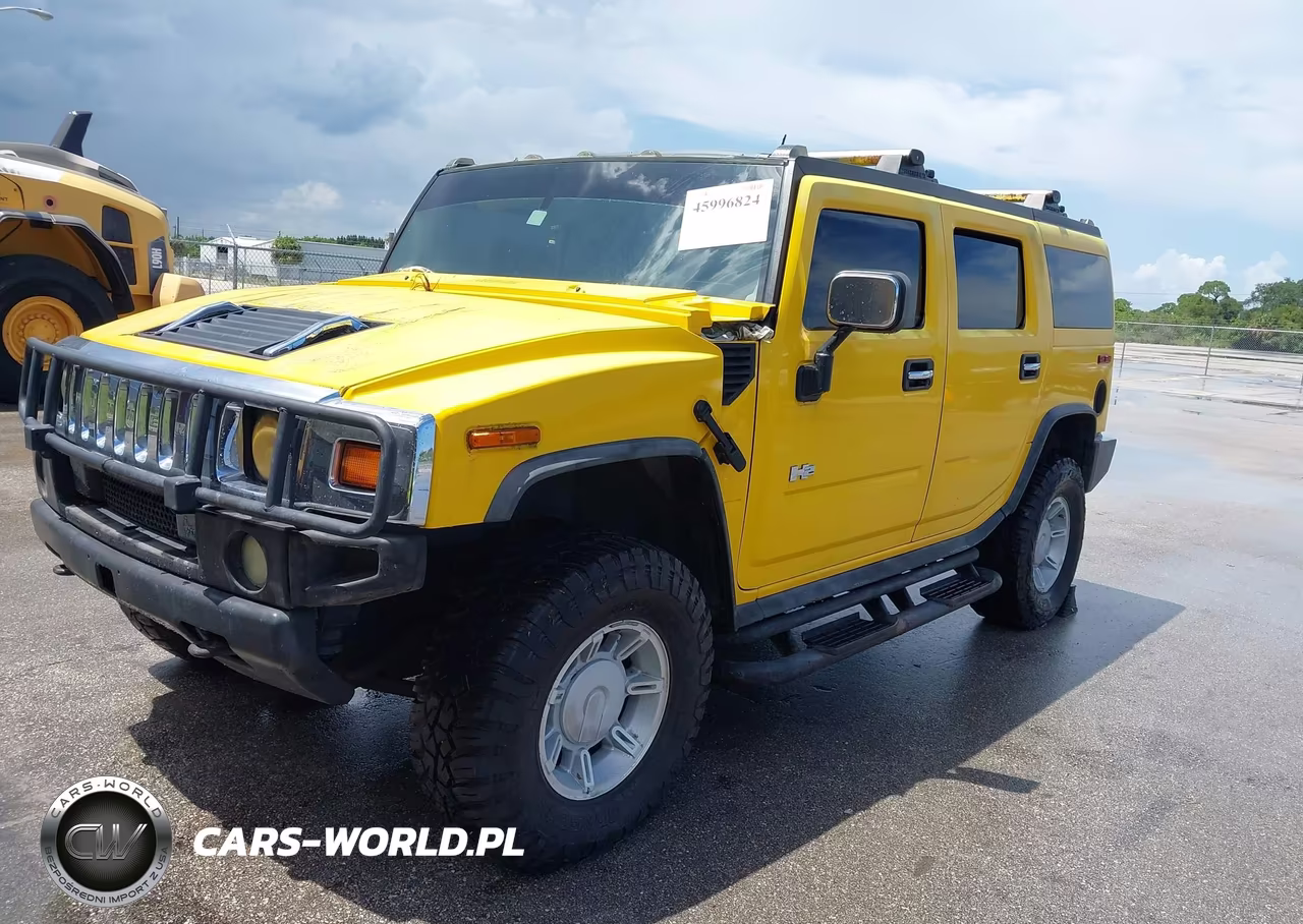 2003 Hummer H2 VIN:5GRGN23U83H143809 - 2
