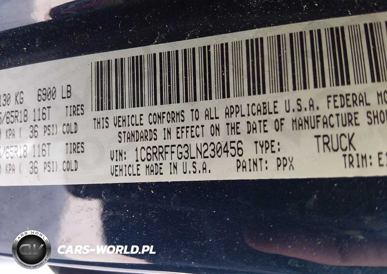 2020 Ram 1500 Big Horn 4X4 5'7 Box VIN:1C6RRFFG3LN230456 - 9