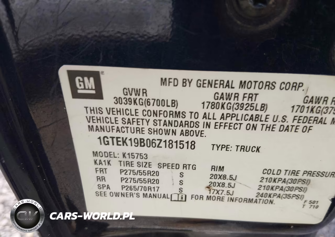2006 GMC Sierra 1500 Sle1 VIN:1GTEK19B06Z181518 - 9
