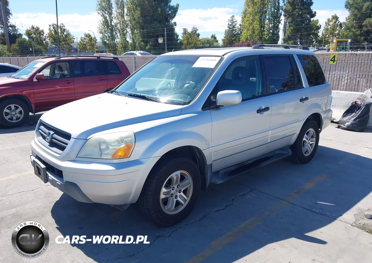 2005 Honda Pilot Ex-L VIN:2HKYF18555H549162 - 2