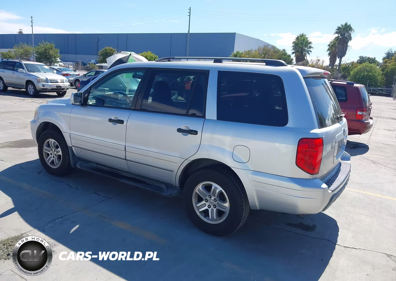 2005 Honda Pilot Ex-L VIN:2HKYF18555H549162 - 3