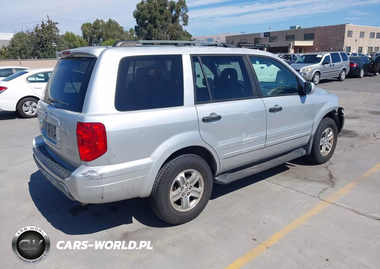 2005 Honda Pilot Ex-L VIN:2HKYF18555H549162 - 4