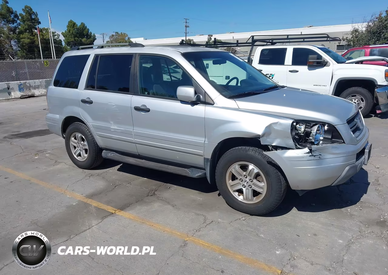 2005 Honda Pilot Ex-L VIN:2HKYF18555H549162 - 6