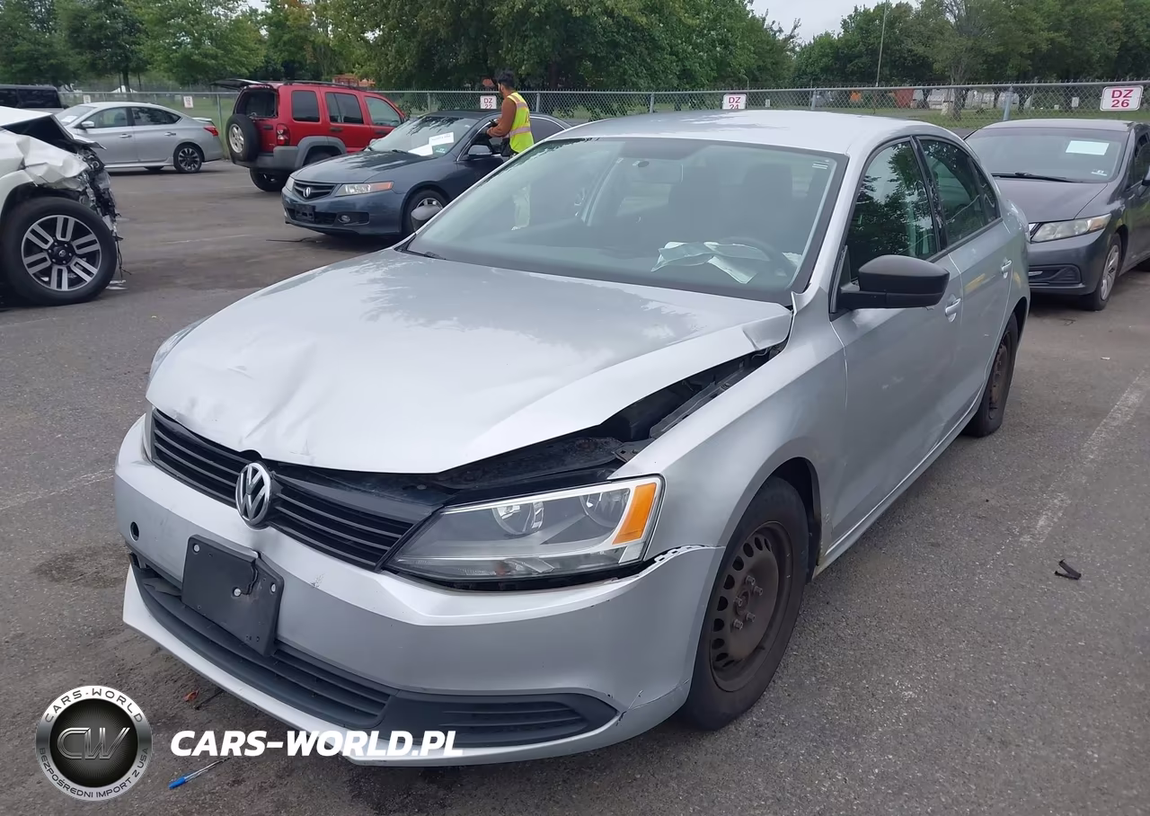 2014 Volkswagen Jetta 2.0L S VIN:3VW2K7AJ1EM357692 - 2