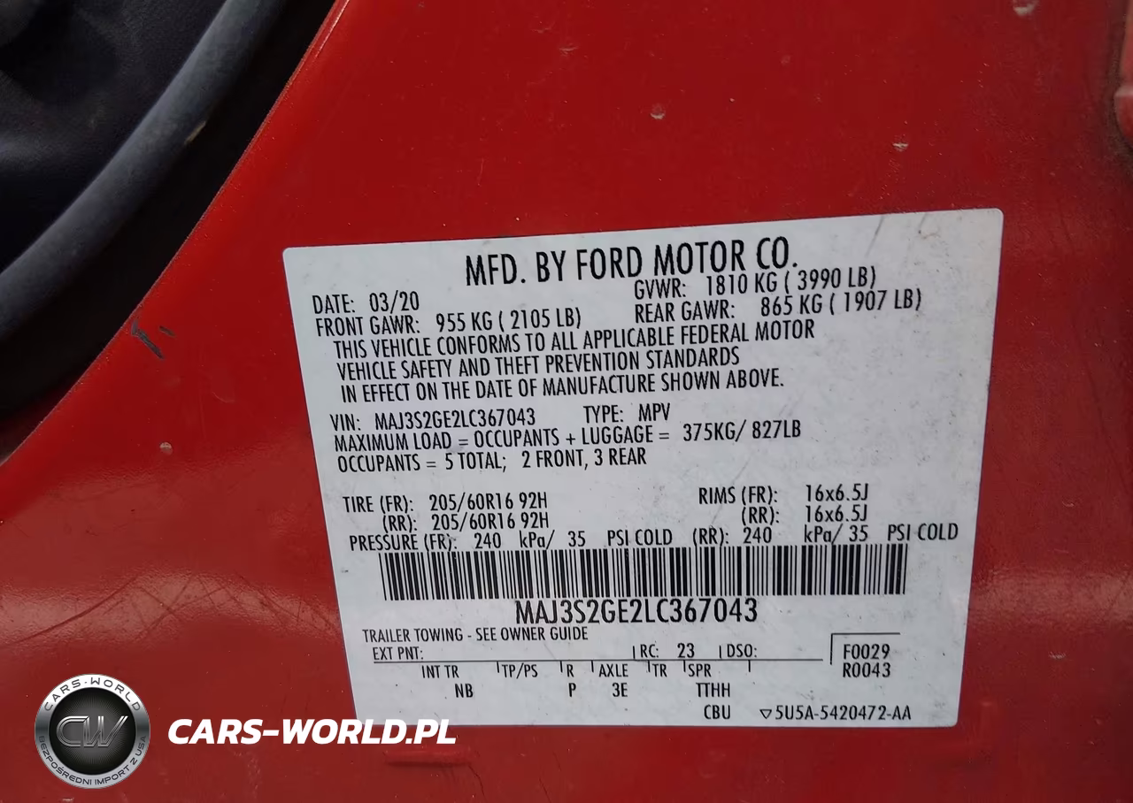 2020 Ford Ecosport Se VIN:MAJ3S2GE2LC367043 - 9