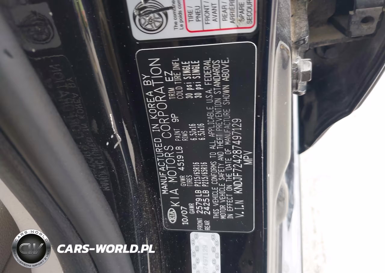 2008 Kia Sportage Lx VIN:KNDJF724287497129 - 9