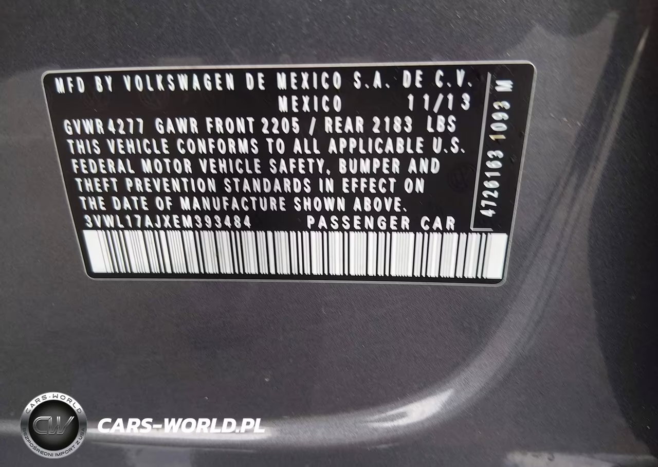 2014 Volkswagen Jetta 1.8T Sel VIN:3VWL17AJXEM393484 - 9
