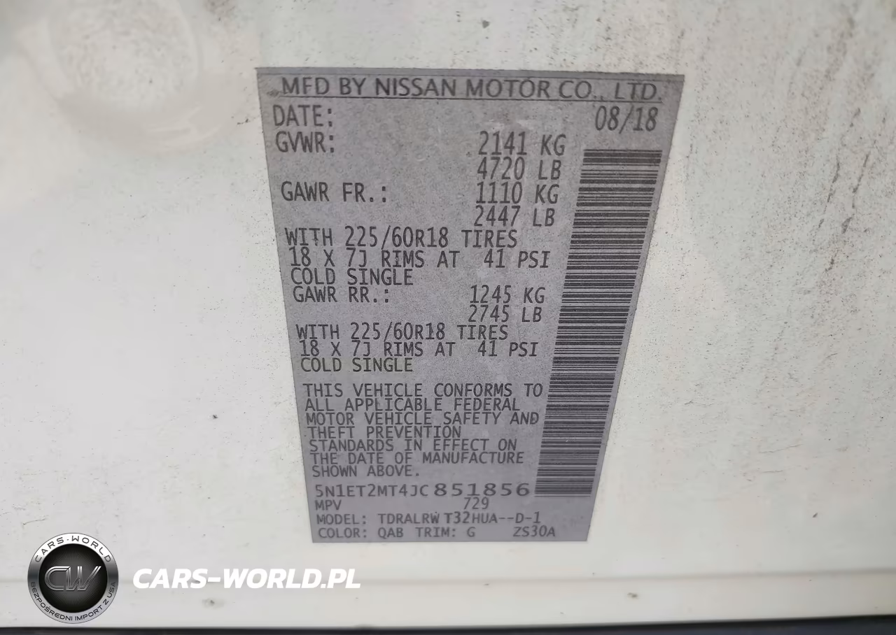 2018 Nissan Rogue Hybrid Sl VIN:5N1ET2MT4JC851856 - 9