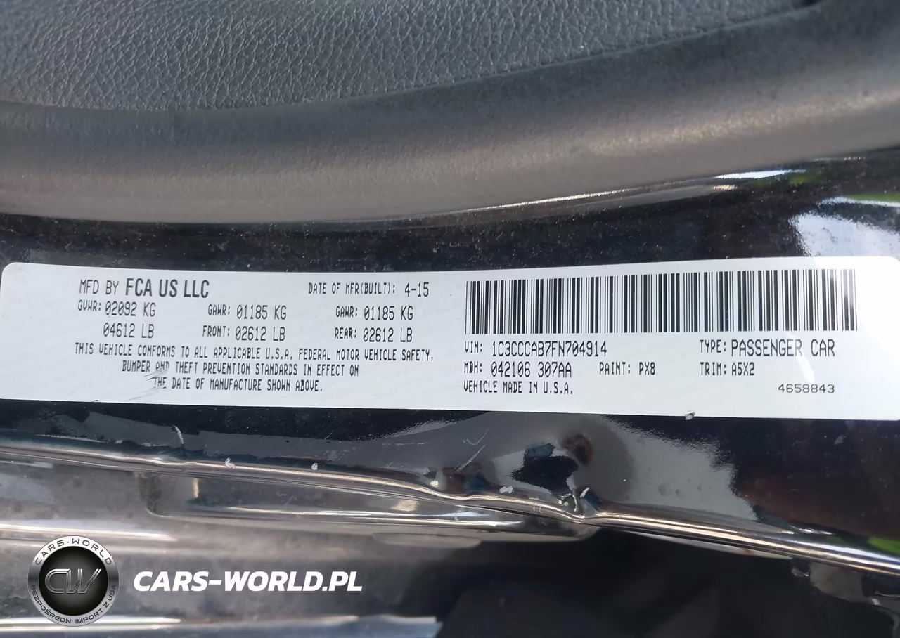 2015 Chrysler 200 Limited VIN:1C3CCCAB7FN704914 - 9