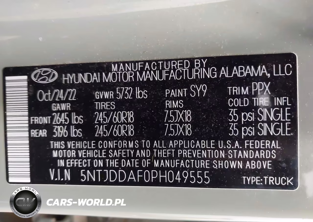 2023 Hyundai Santa Cruz Sel Premium VIN:5NTJDDAF0PH049555 - 9