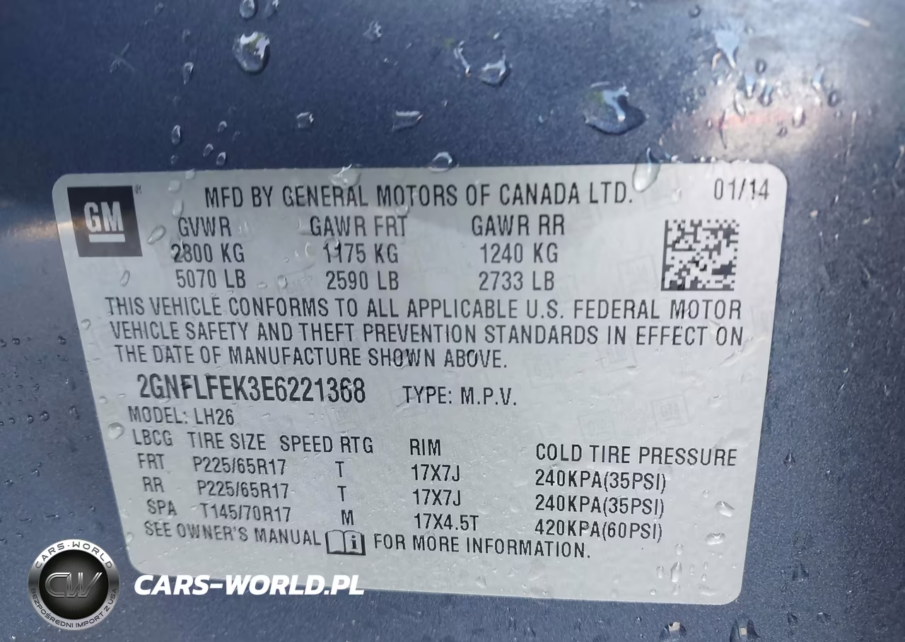 2014 Chevrolet Equinox 1Lt VIN:2GNFLFEK3E6221368 - 9