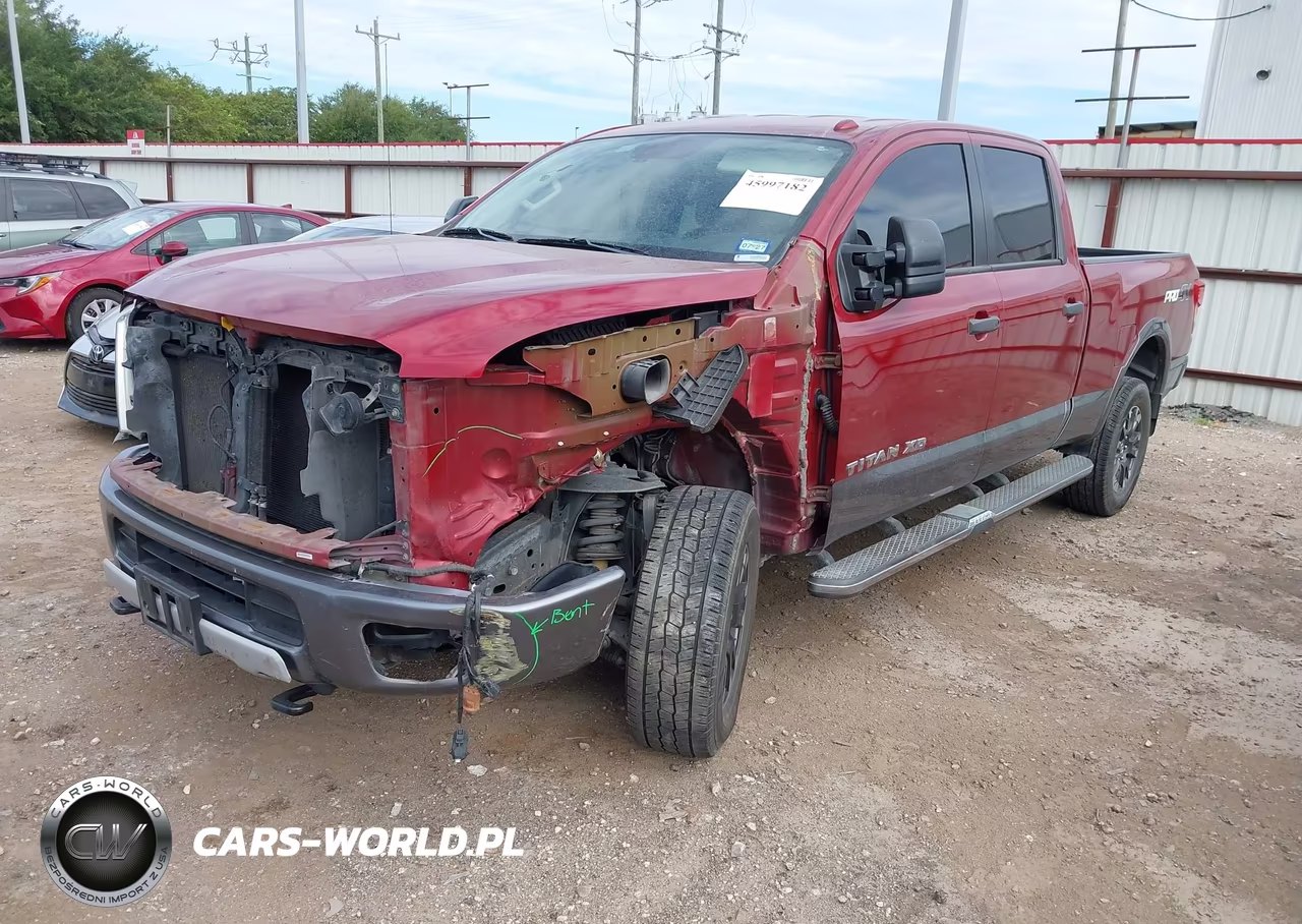 2017 Nissan Titan Xd Pro-4X Gas VIN:1N6AA1F46HN507630 - 2