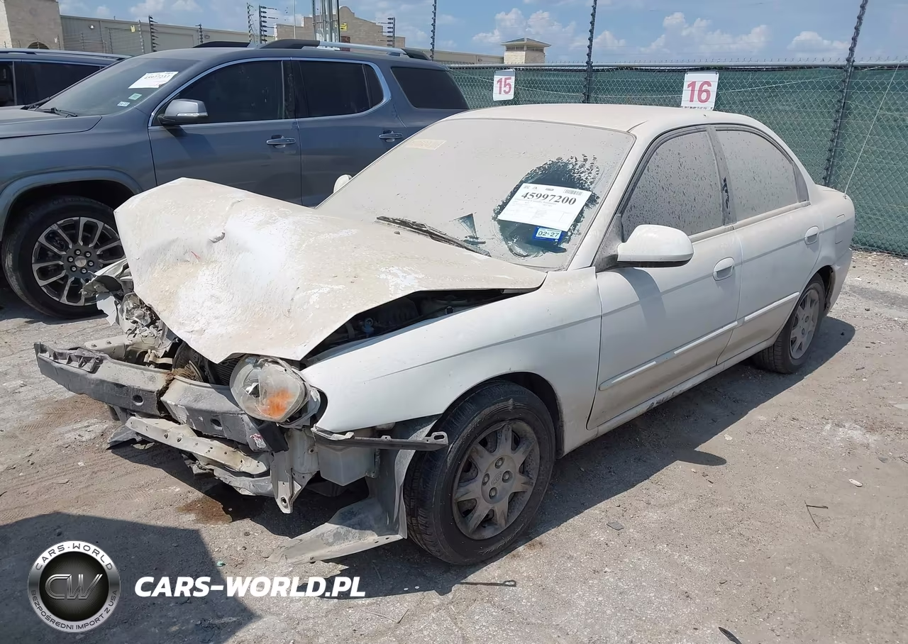 2003 Kia Spectra Ls VIN:KNAFB121535242335 - 2