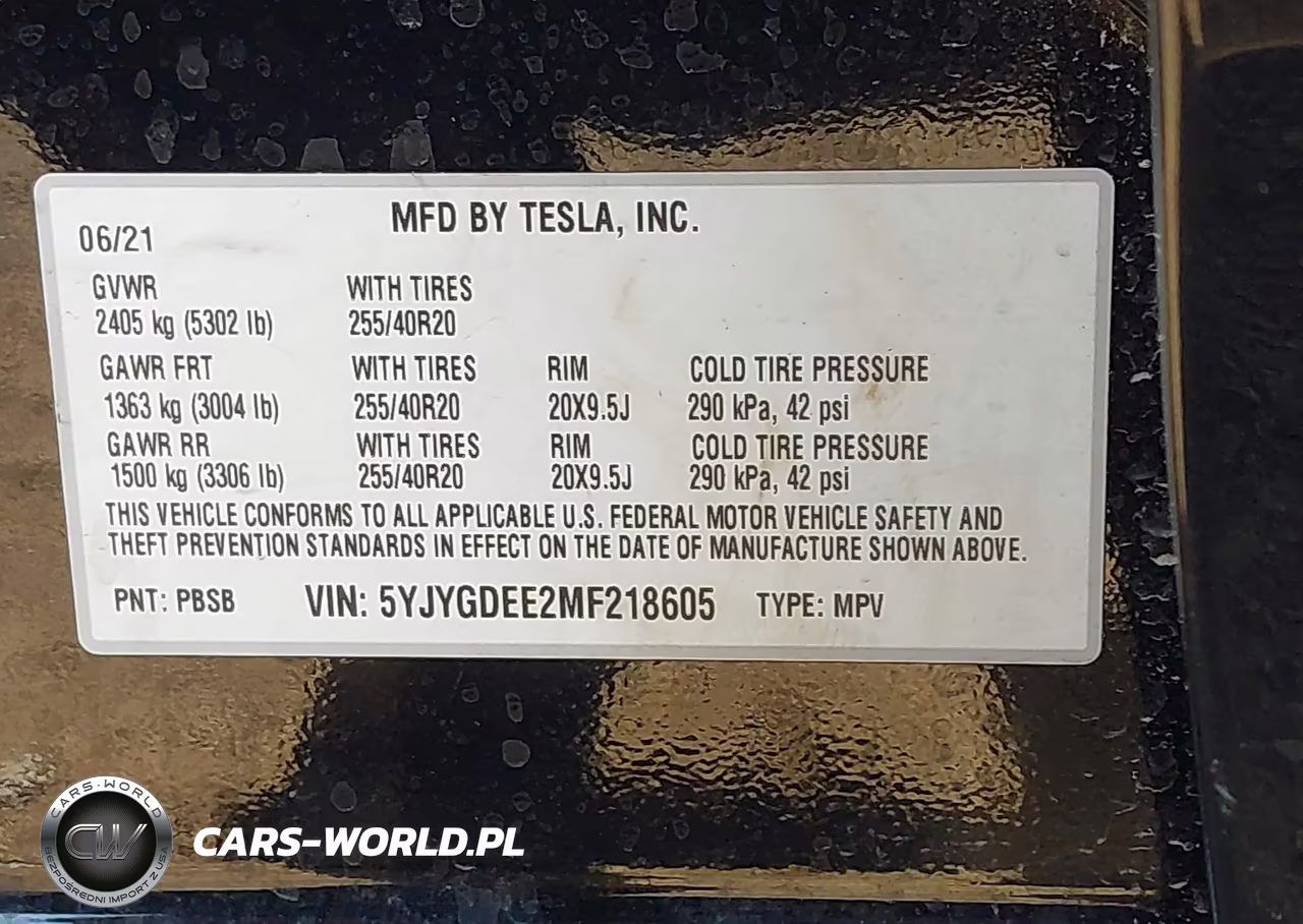 2021 Tesla Model Y Long Range Dual Motor All-Wheel Drive VIN:5YJYGDEE2MF218605 - 9