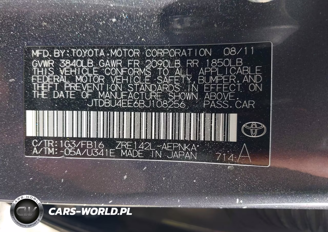 2011 Toyota Corolla Le VIN:JTDBU4EE6BJ108256 - 9