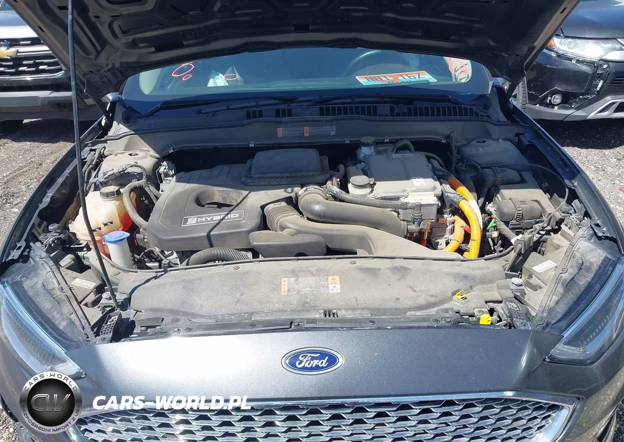 2020 Ford Fusion Hybrid Titanium VIN:3FA6P0RU1LR112828 - 10