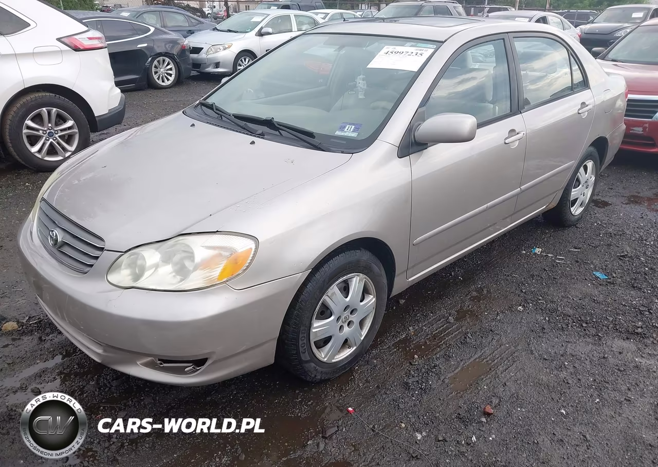 2003 Toyota Corolla Le VIN:2T1BR32E53C072234 - 2
