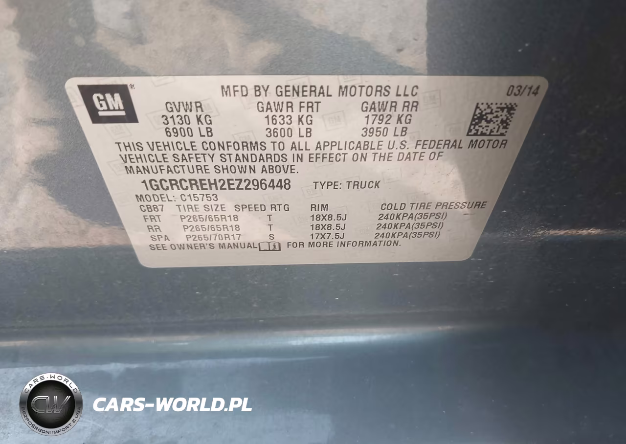 2014 Chevrolet Silverado 1500 Lt VIN:1GCRCREH2EZ296448 - 9