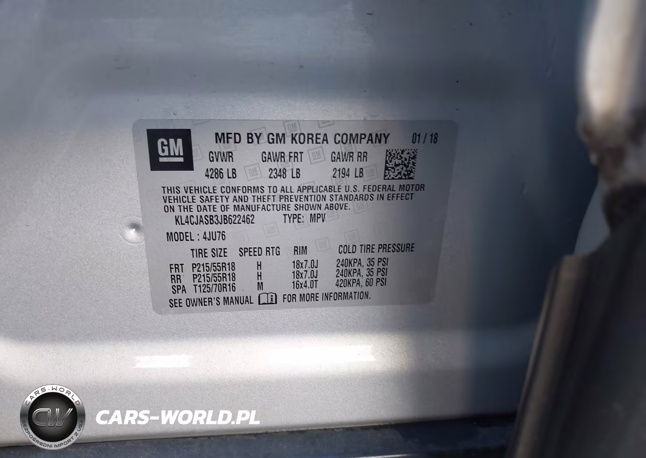 2018 Buick Encore Preferred VIN:KL4CJASB3JB622462 - 9