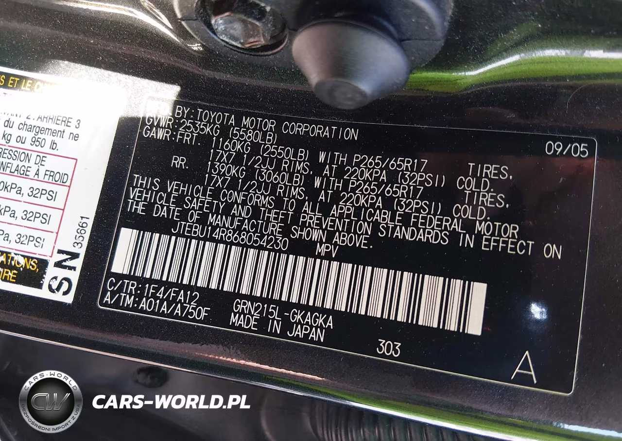 2006 Toyota 4Runner Sr5 V6 VIN:JTEBU14R868054230 - 9