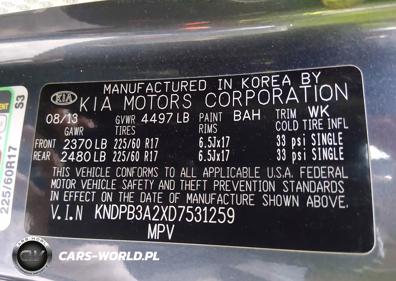 2013 Kia Sportage Lx VIN:KNDPB3A2XD7531259 - 9