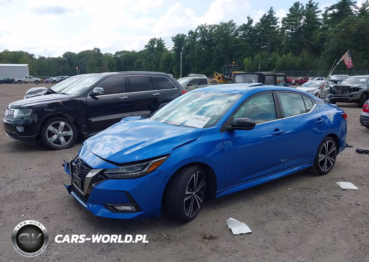 2020 Nissan Sentra Sr Xtronic Cvt VIN:3N1AB8DVXLY287816 - 2