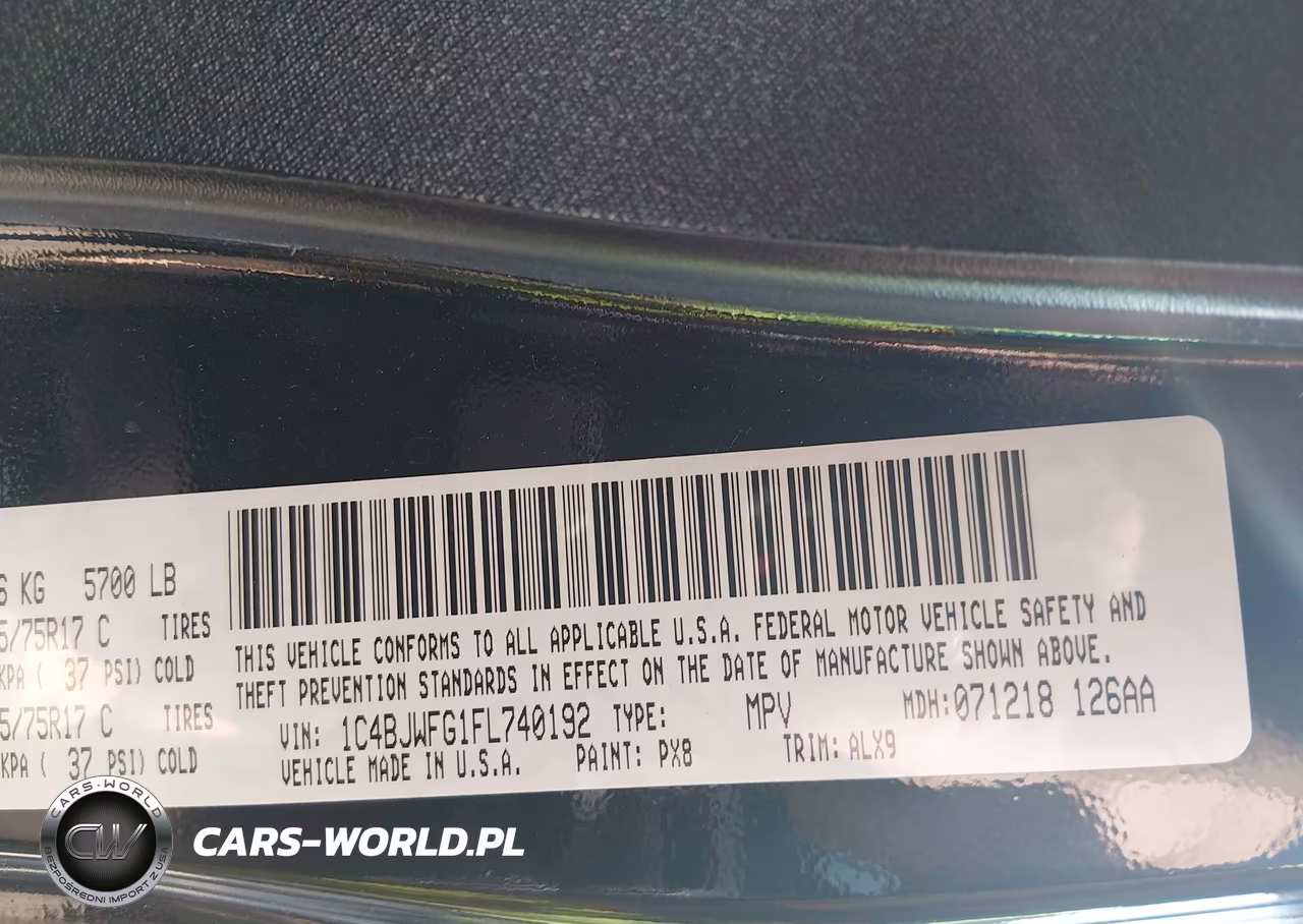 2015 Jeep Wrangler Unlimited Rubicon Hard Rock VIN:1C4BJWFG1FL740192 - 9