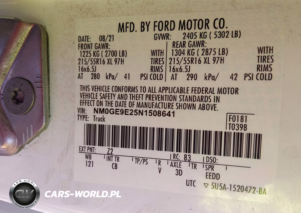 2022 Ford Transit Connect Xl Passenger VIN:NM0GE9E25N1508641 - 9