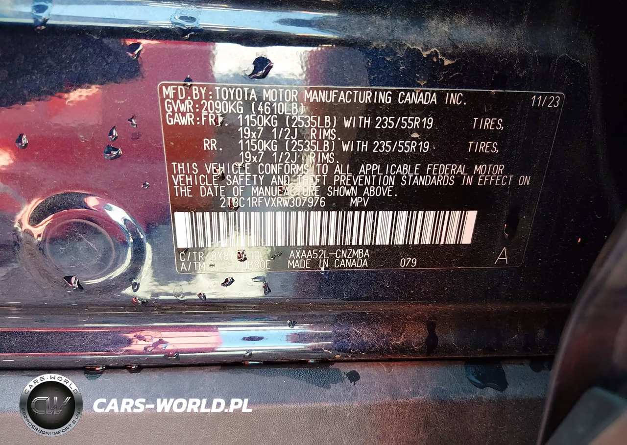 2024 Toyota Rav4 Xle Premium VIN:2T3C1RFVXRW307976 - 9