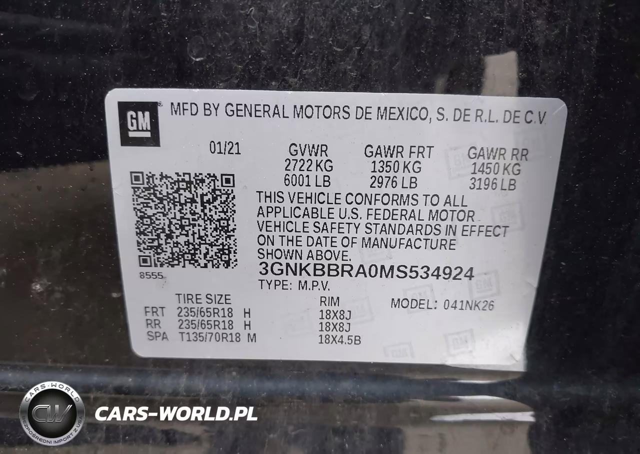 2021 Chevrolet Blazer Fwd 1Lt VIN:3GNKBBRA0MS534924 - 9